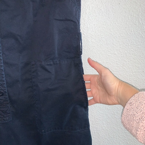 J.Crew Navy khaki Military Trench Dress - Picture 4 of 7